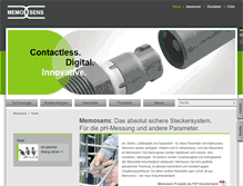 Tablet Screenshot of memosens.org